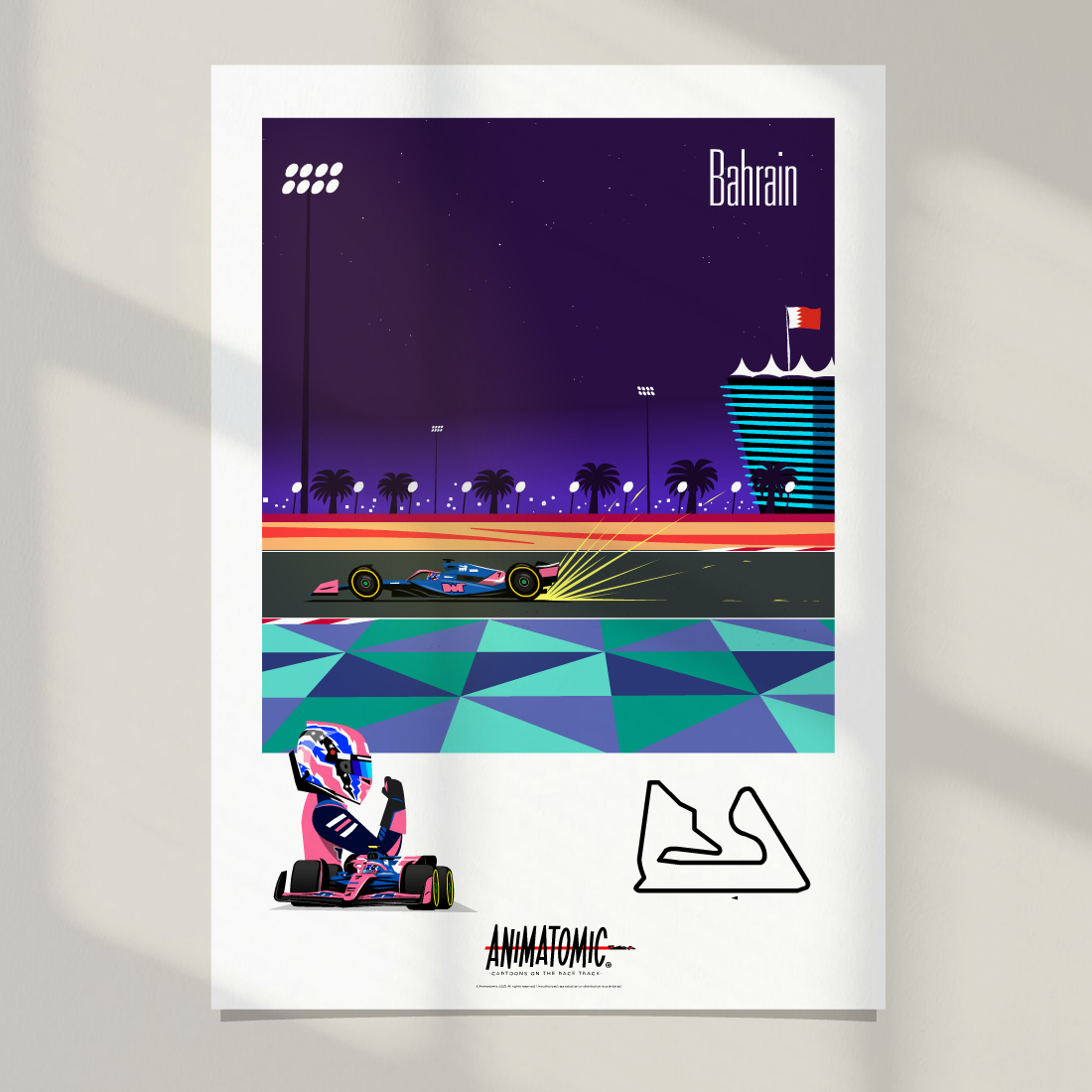 Jack Doohan 2025 Bahrain GP – Art Print
