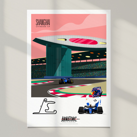 Alex Albon 2025 Chinese GP – Art Print
