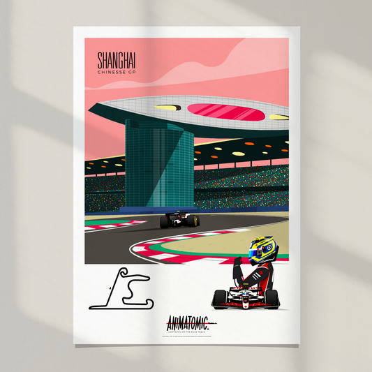 Ollie Bearman 2025 Chinese GP – Art Print