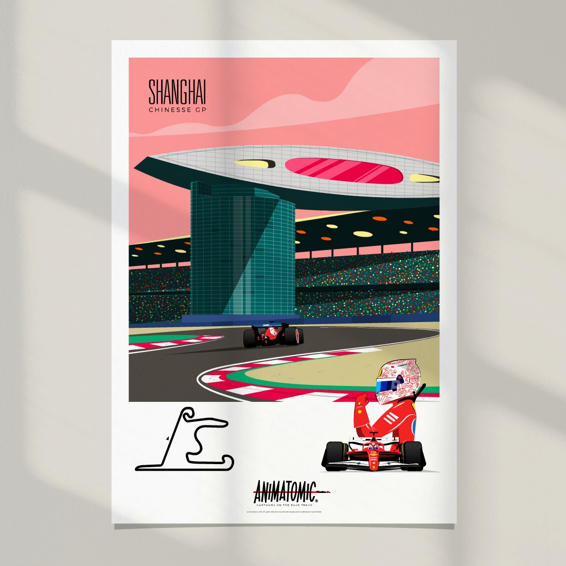 Charles Leclerc 2025 Australian GP – Art PrintPoster