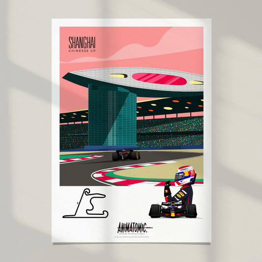 Max Verstappen 2025 Chinese GP – Art Print