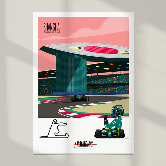 Lance Stroll 2025 Chinese GP – Art Print