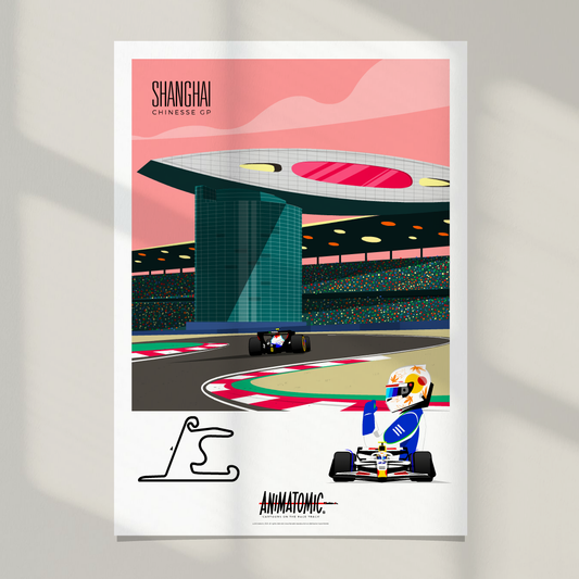 Yuki Tsunoda 2025 Chinese GP – Art Print