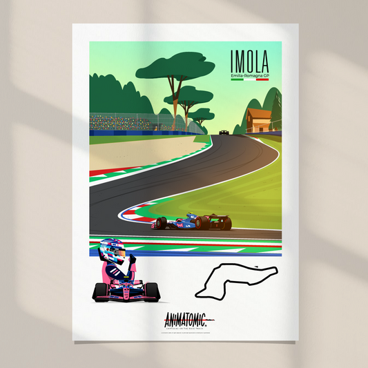 Franco Colapinto 2025 Imola GP – Art Print
