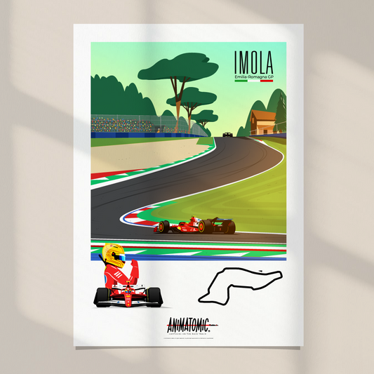 Lewis Hamilton 2025 Imola GP – Art Print
