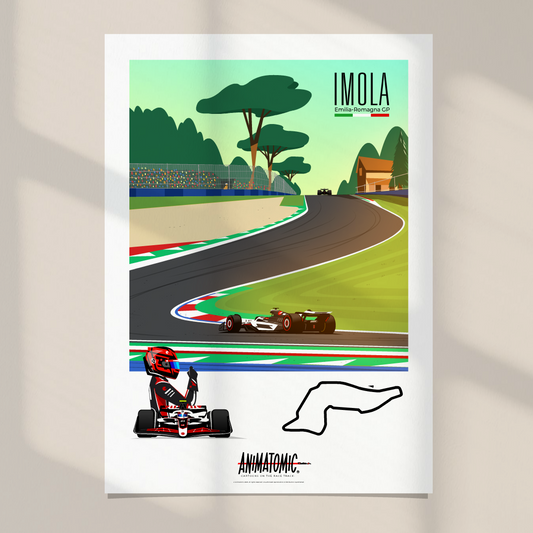 Esteban Ocon 2025 Imola GP – Art Print