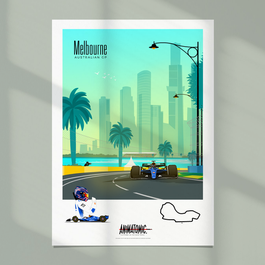 Alex Albon 2025 Australian GP – Art Print