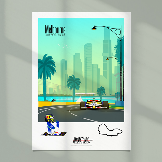 Isack Hadjar 2025 Australian GP – Art Print