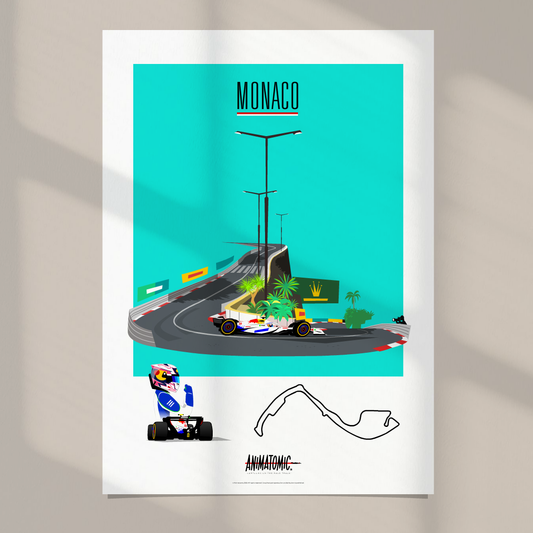 Liam Lawson 2025 Monaco GP – Art Print