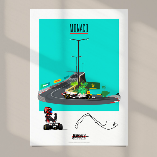 Esteban Ocon 2025 Monaco GP – Art Print