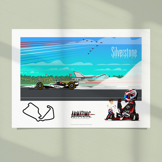 Ollie Bearman 2025 BritishGP & Silverstone – Art Print