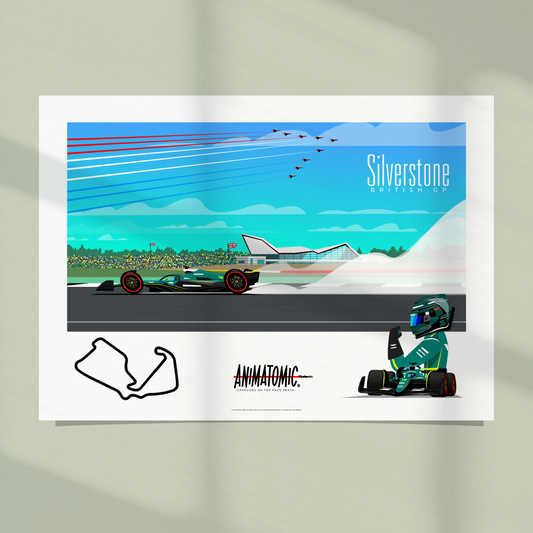 Lance Stroll 2025 BritishGP & Silverstone – Art Print