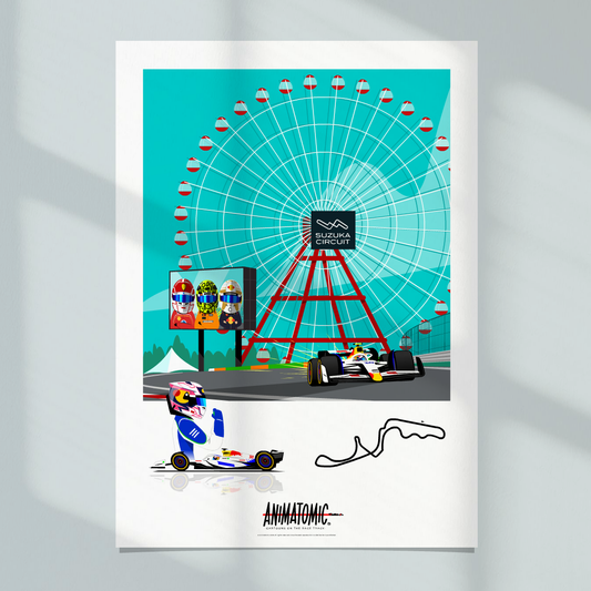 Liam Lawson 2025 Suzuka & Japanese GP – Art Print