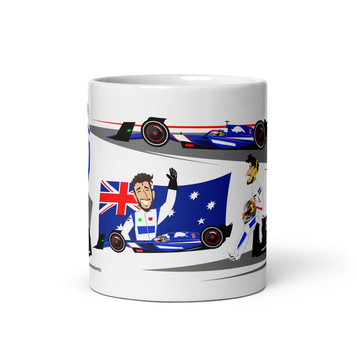 Daniel Ricciardo 2024 11 Oz White glossy mug