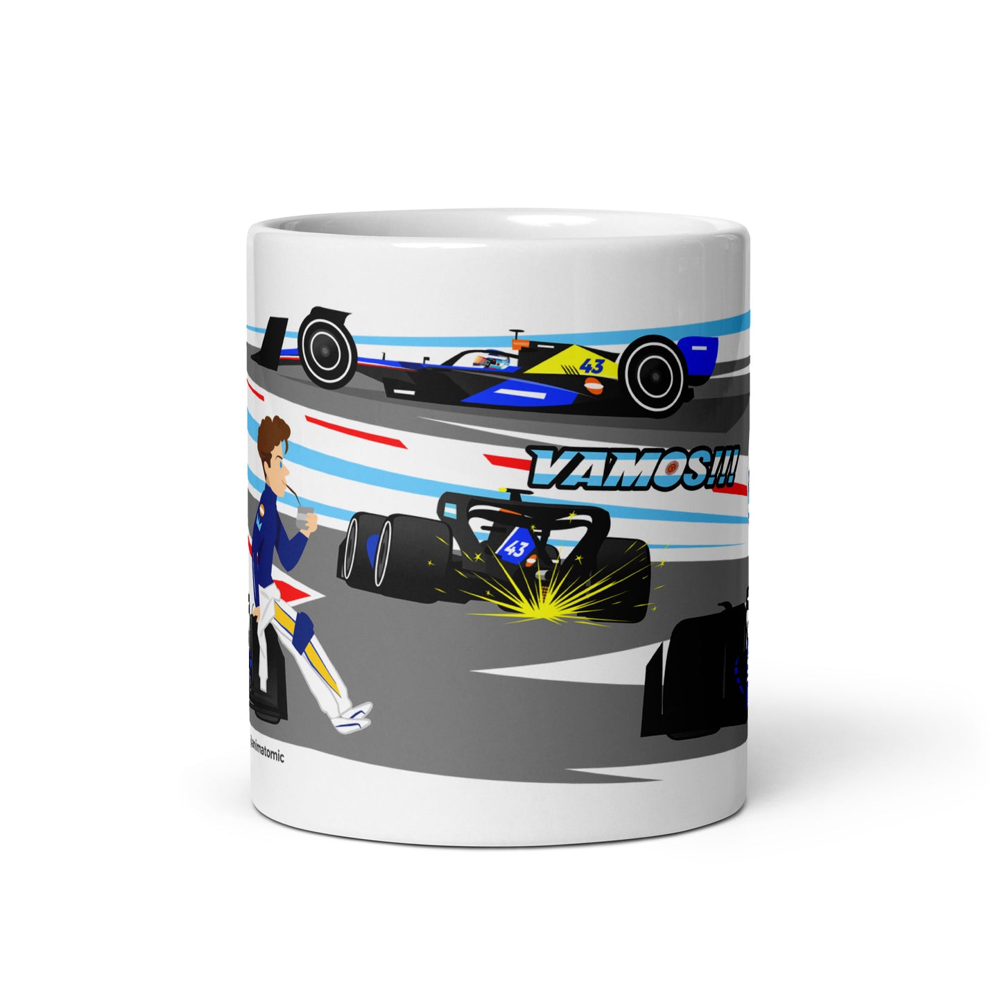 Franco Colapinto 2024 11 oz White glossy mug