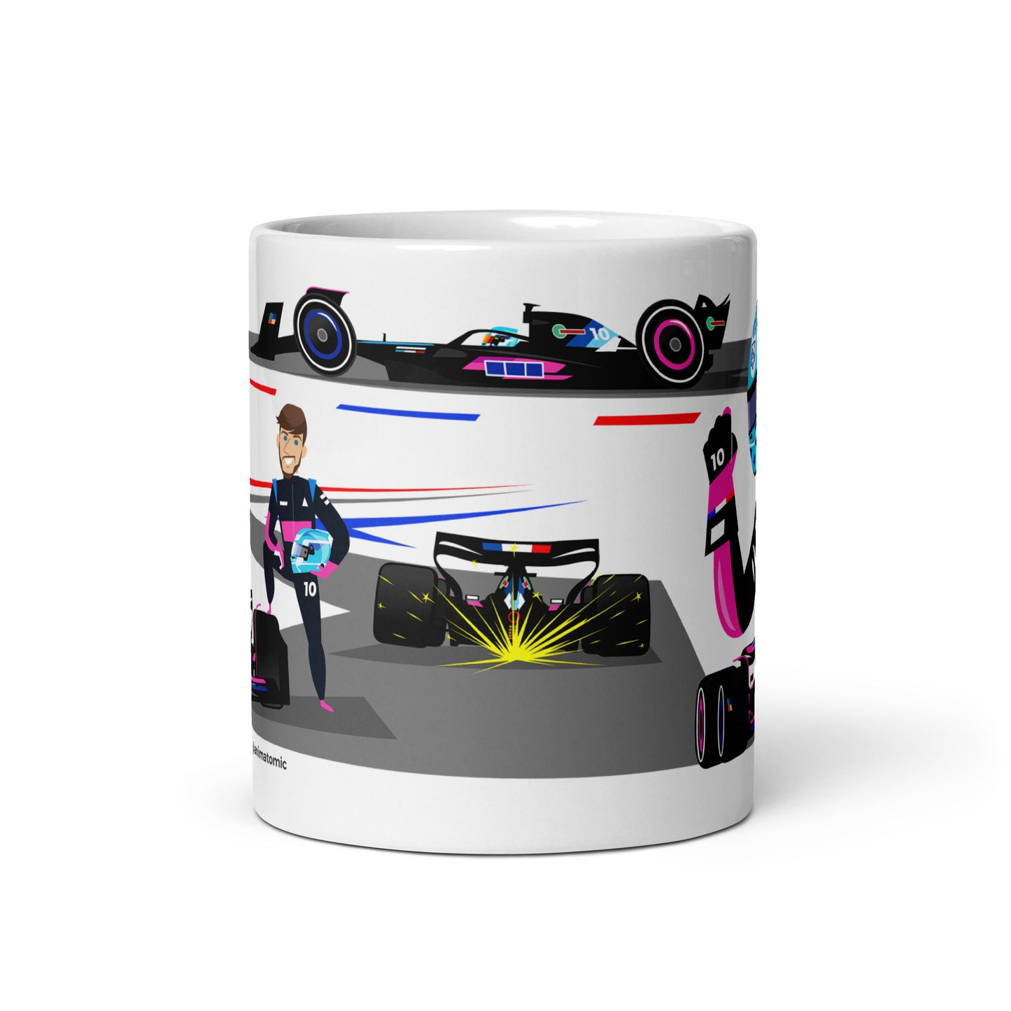 Pierre Gasly 2024 11 oz White glossy mug