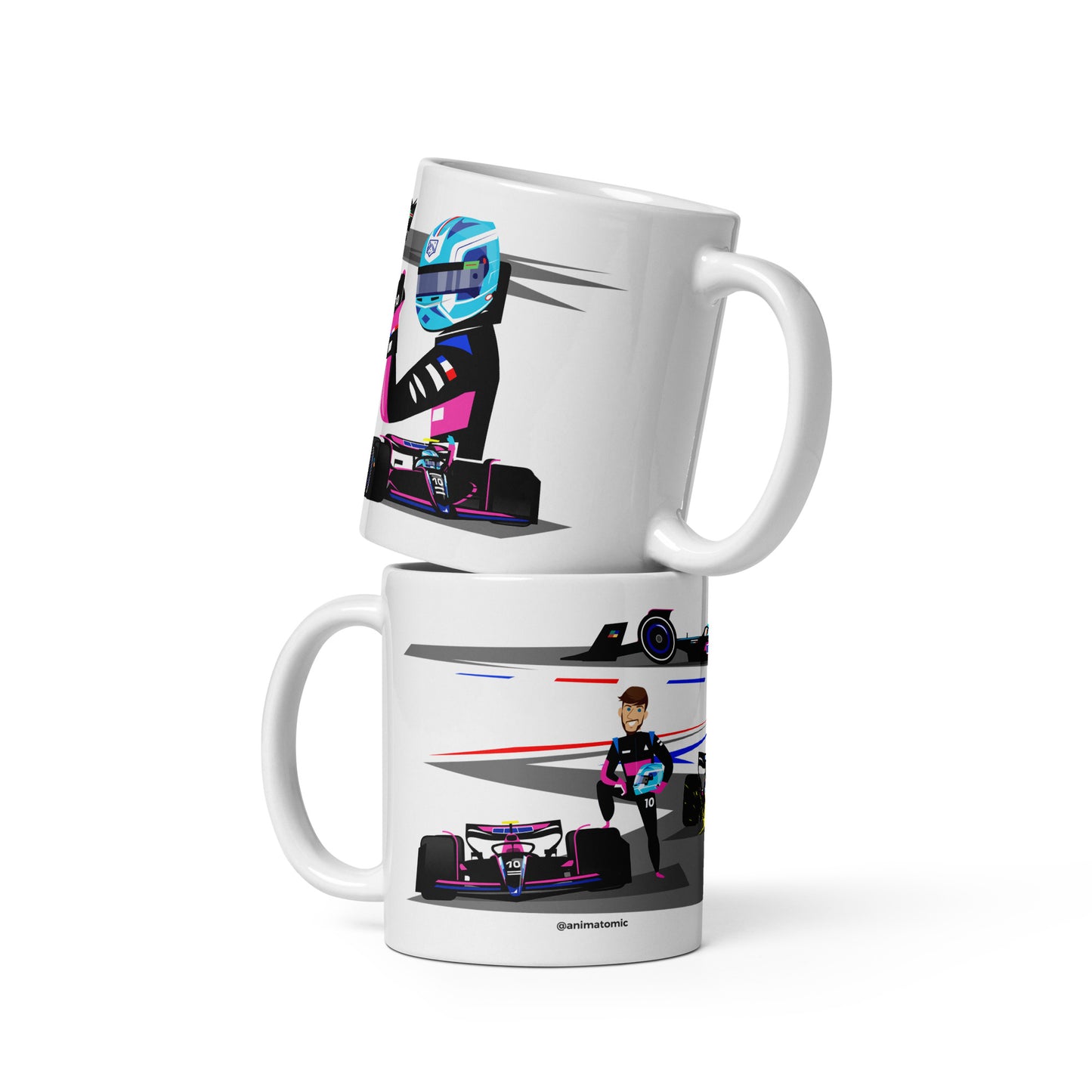 Pierre Gasly 2024 11 oz White glossy mug