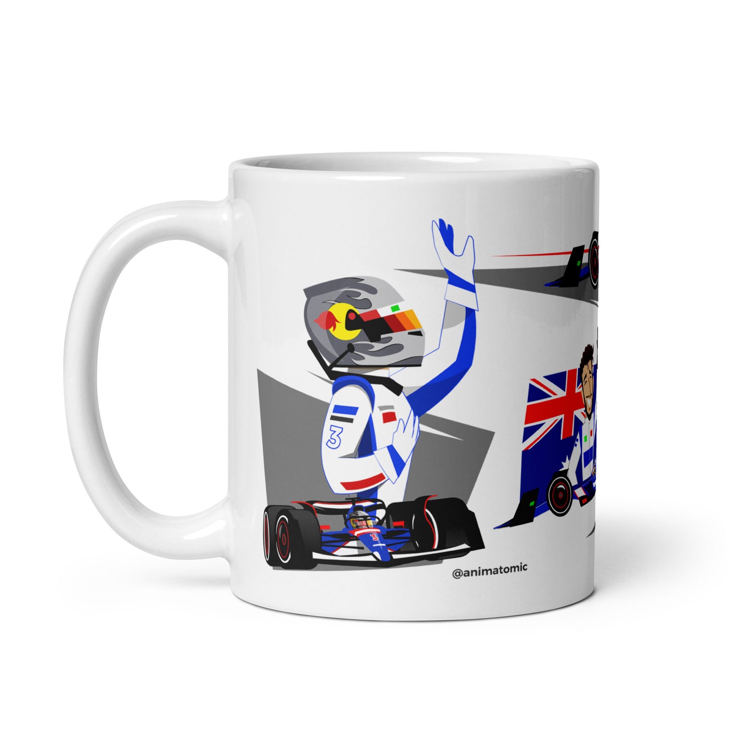 Daniel Ricciardo 2024 11 Oz White glossy mug