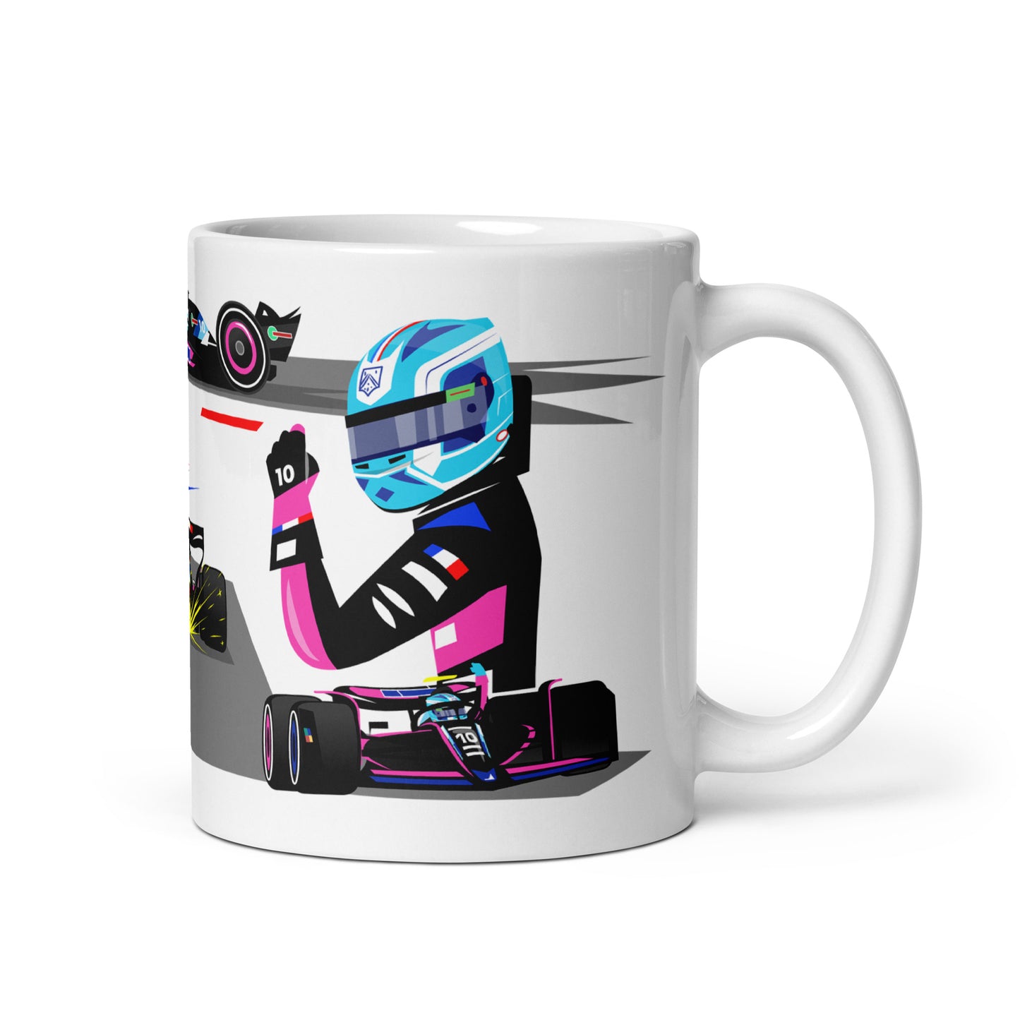 Pierre Gasly 2024 11 oz White glossy mug