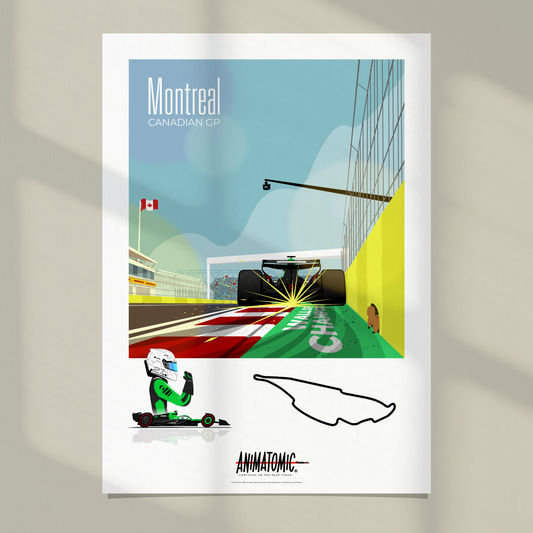 Nico Hulkenberg 2025 Canadian GP & Montreal – Art Print