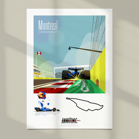 Carlos Sainz 2025 Canadian GP & Montreal – Art Print