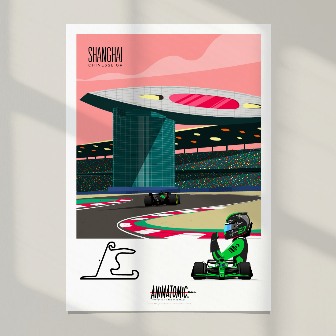 Nico Hulkenberg 2025 Chinese GP – Art Print
