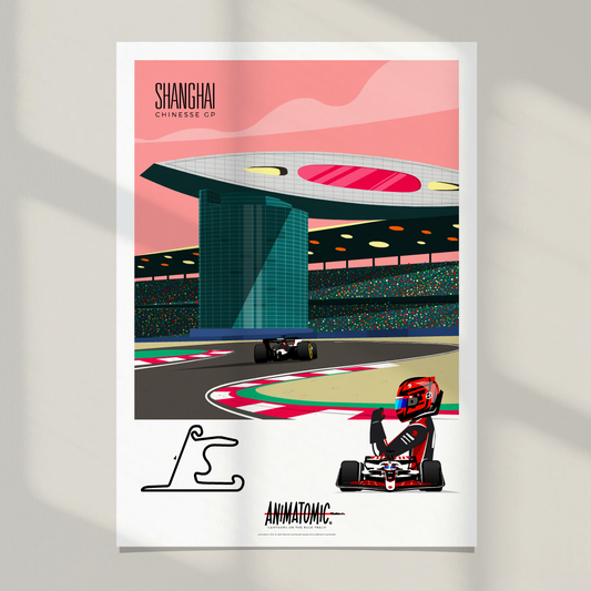 Esteban Ocon 2025 Chinese GP – Art PrintPoster
