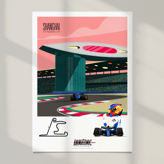 Carlos Sainz 2025 Chinese GP – Art Print