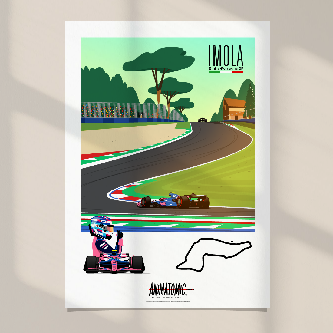 Franco Colapinto 2025 Imola GP – Art Print