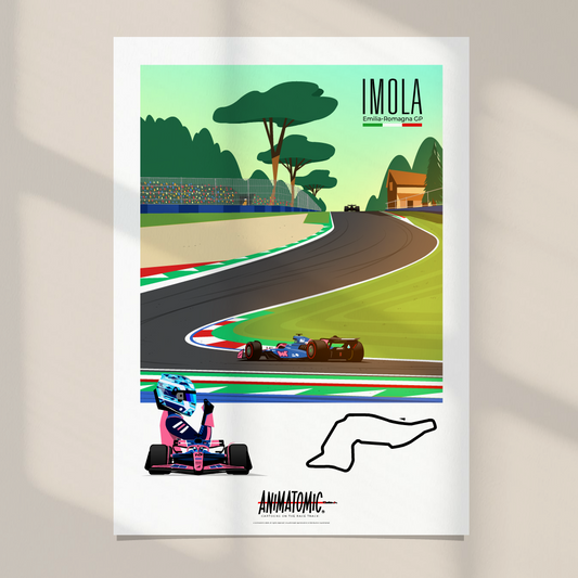 Pierre Gasly 2025 Imola GP – Art Print