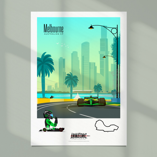 Nico Hulkenberg 2025 Australian GP – Art Print