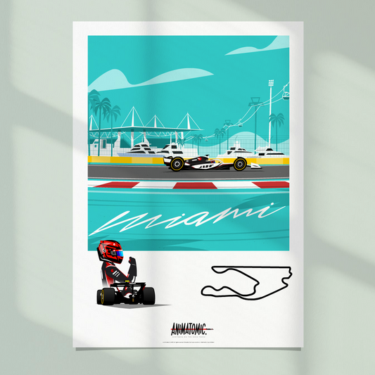 Esteban Ocon 2025 Miami GP – Art Print