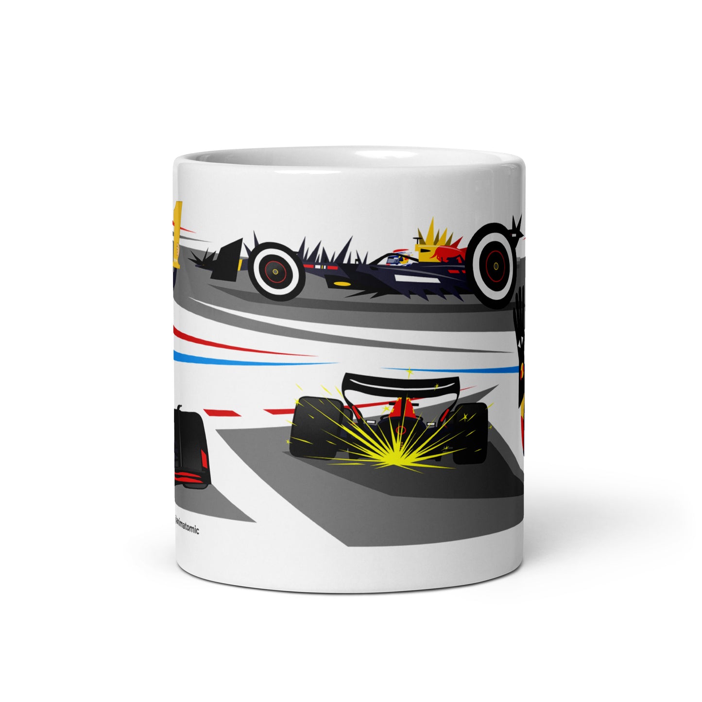 Max Verstappen 2024 11 oz White glossy mug
