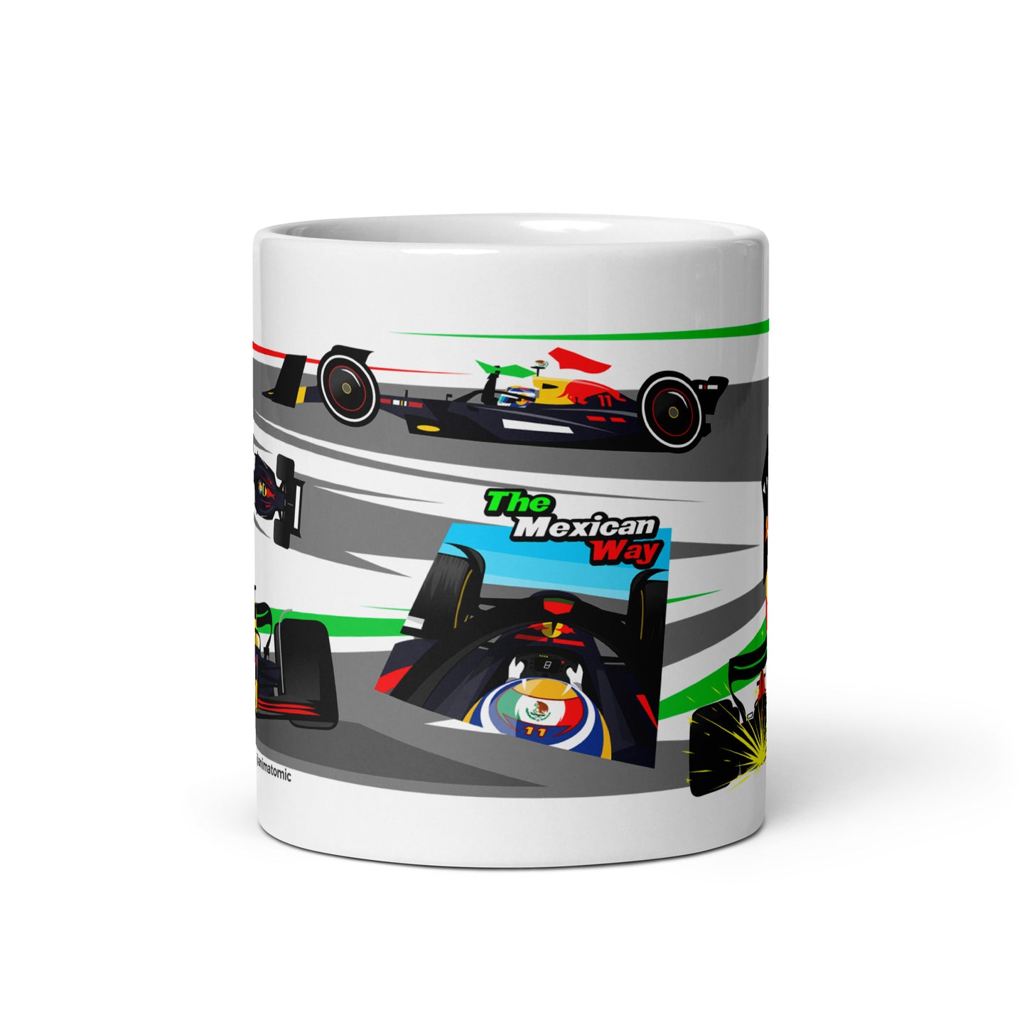 Checo Perez 2024 11 oz White glossy mug