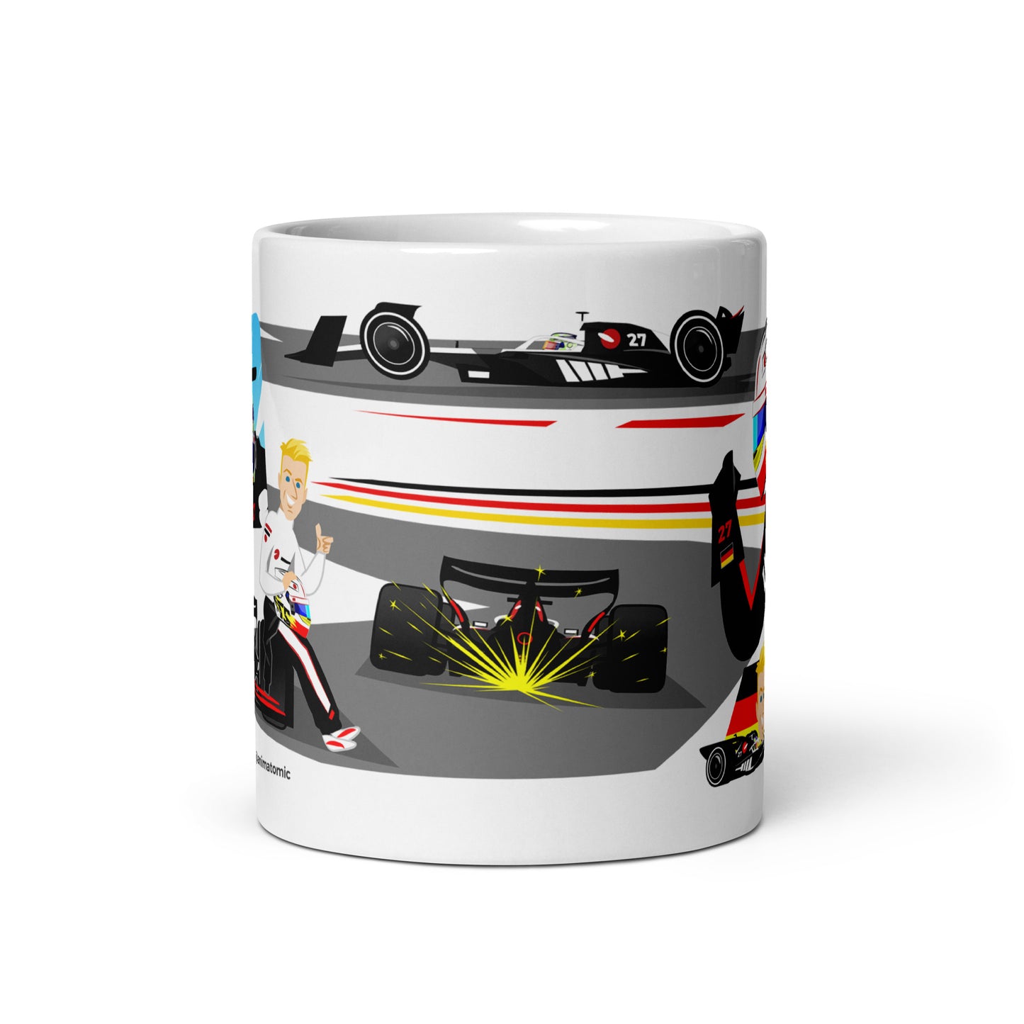Nico Hulkenberg 2024 11 oz White glossy mug