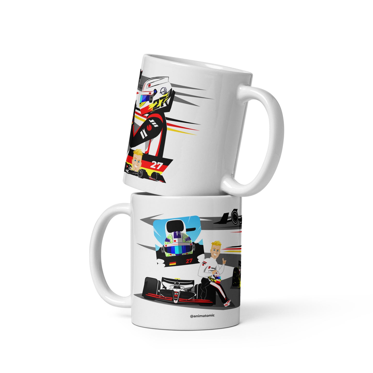 Nico Hulkenberg 2024 11 oz White glossy mug