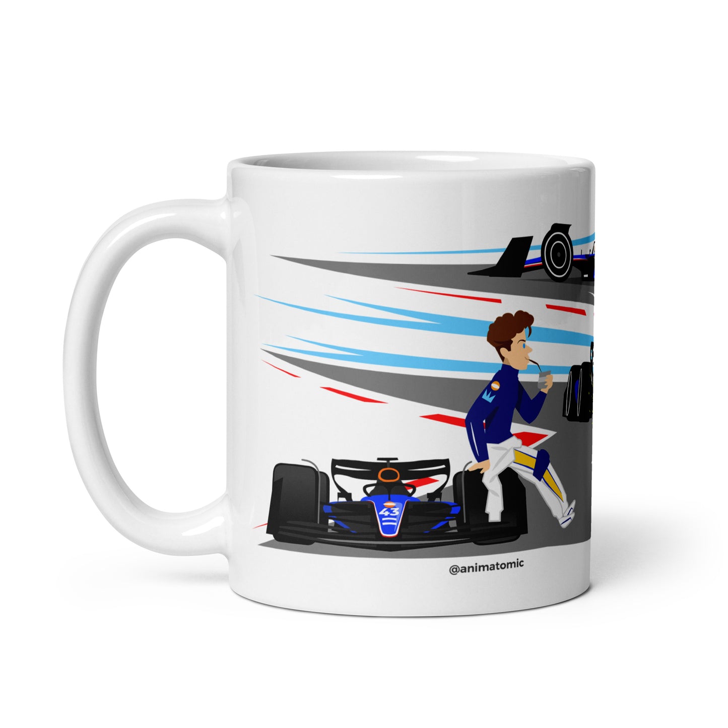 Franco Colapinto 2024 11 oz White glossy mug