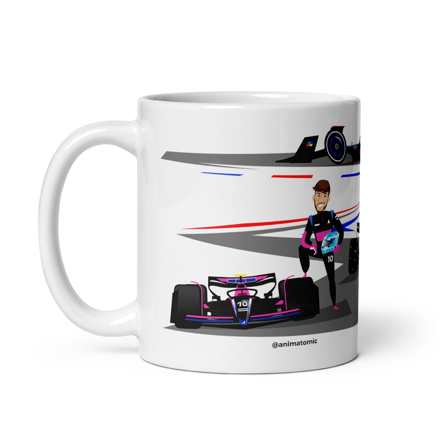 Pierre Gasly 2024 11 oz White glossy mug